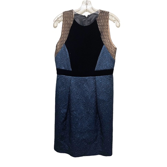 Carmen Marc Valvo Dresses & Skirts - Carmen Marc Valvo A Line Sleeveless Mini Dress Blue Size 10